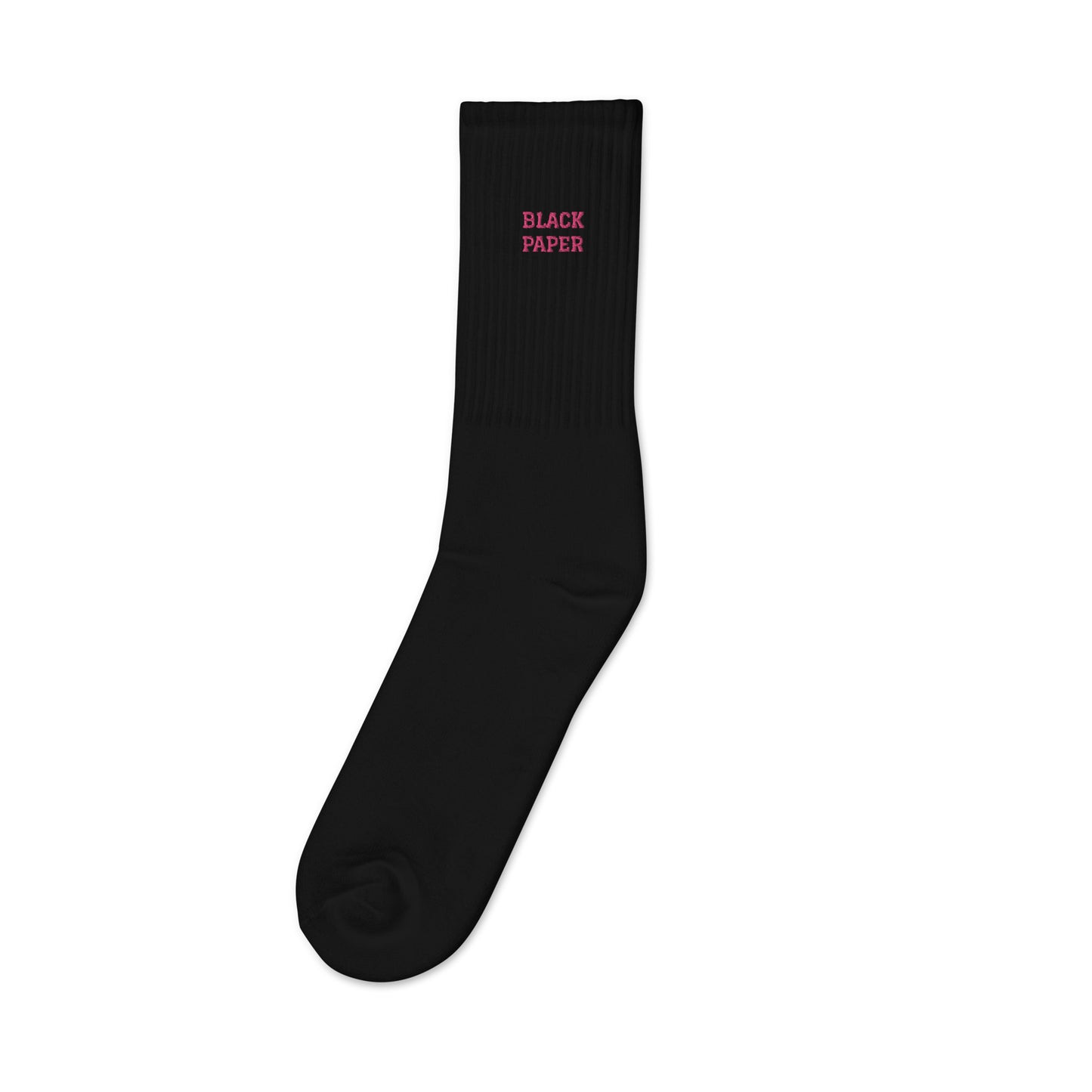 Black Paper - Embroidered Socks Colors