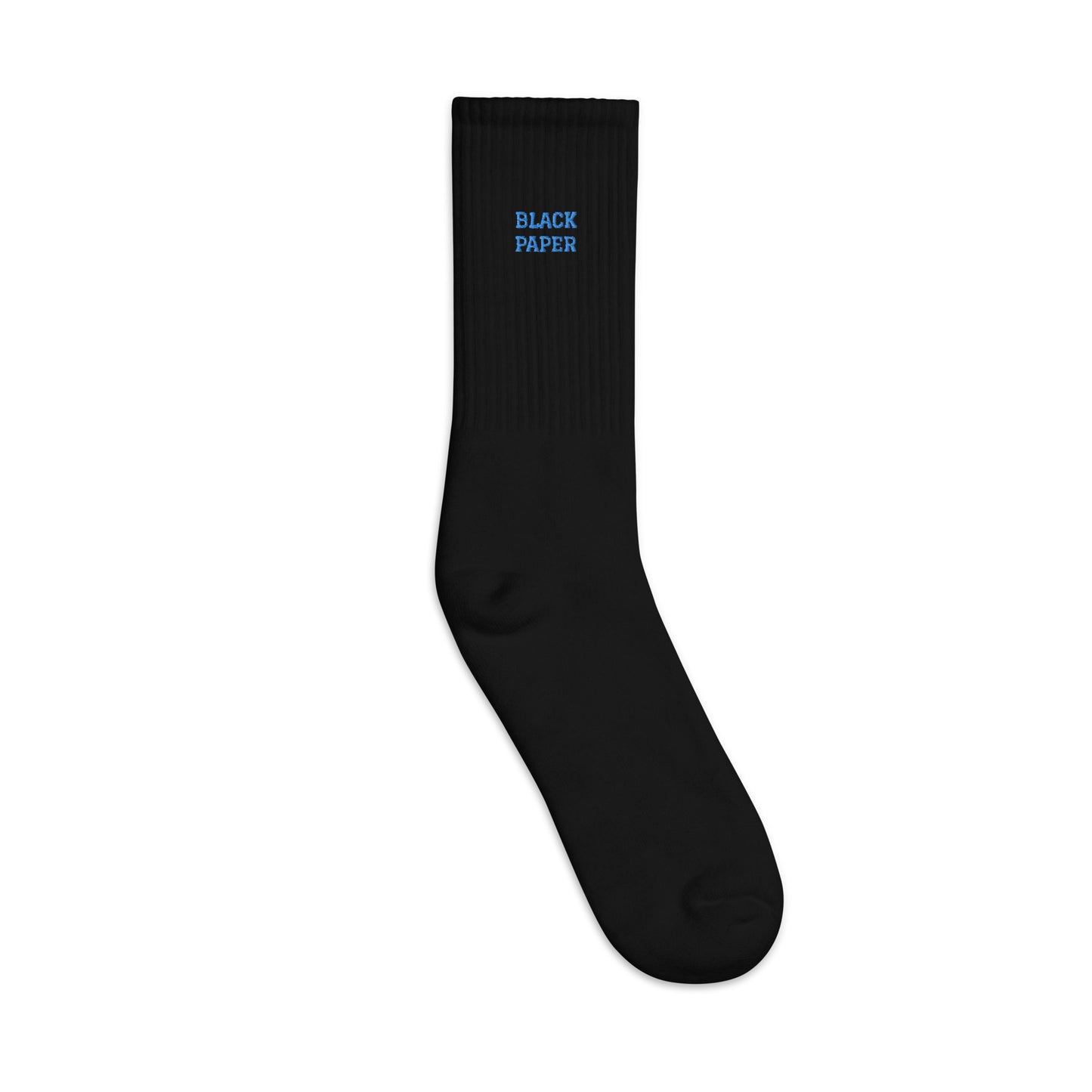 Black Paper - Embroidered Socks Colors