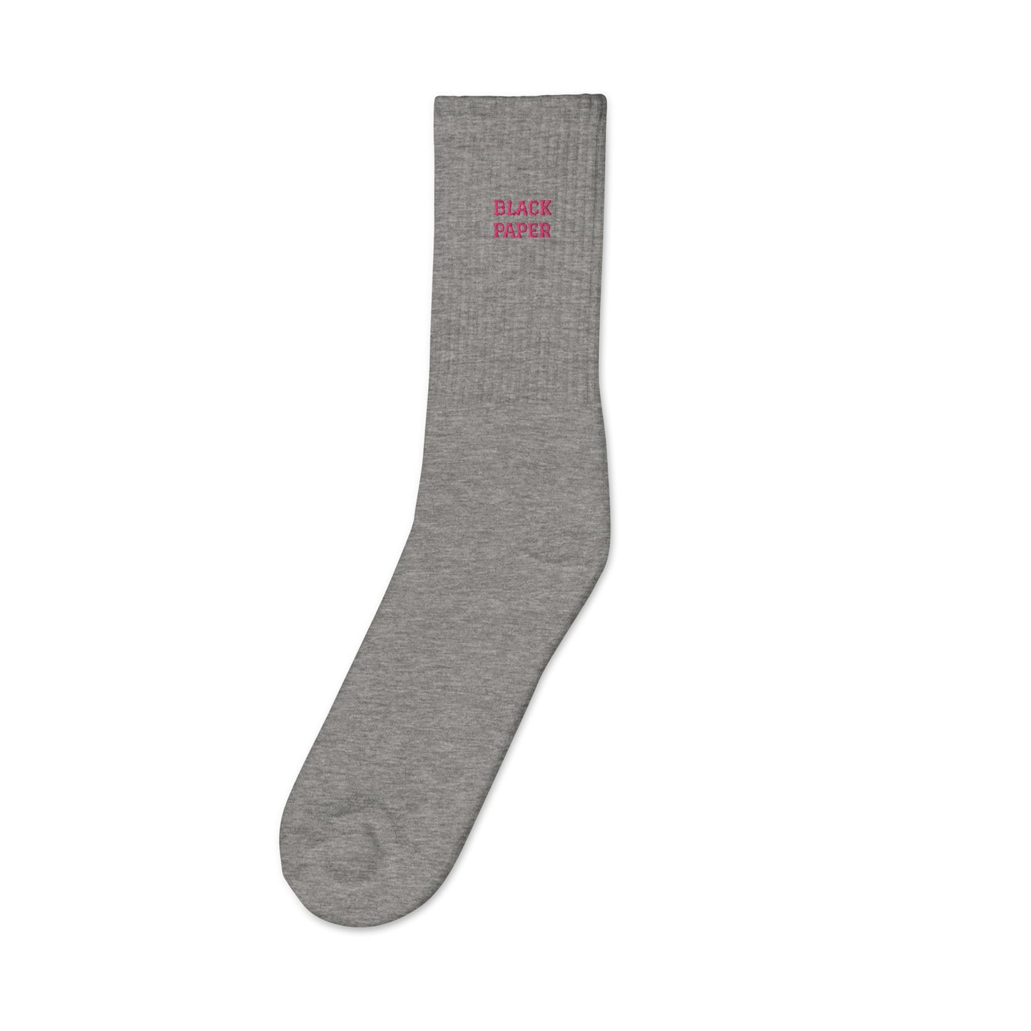 Black Paper - Embroidered Socks Colors