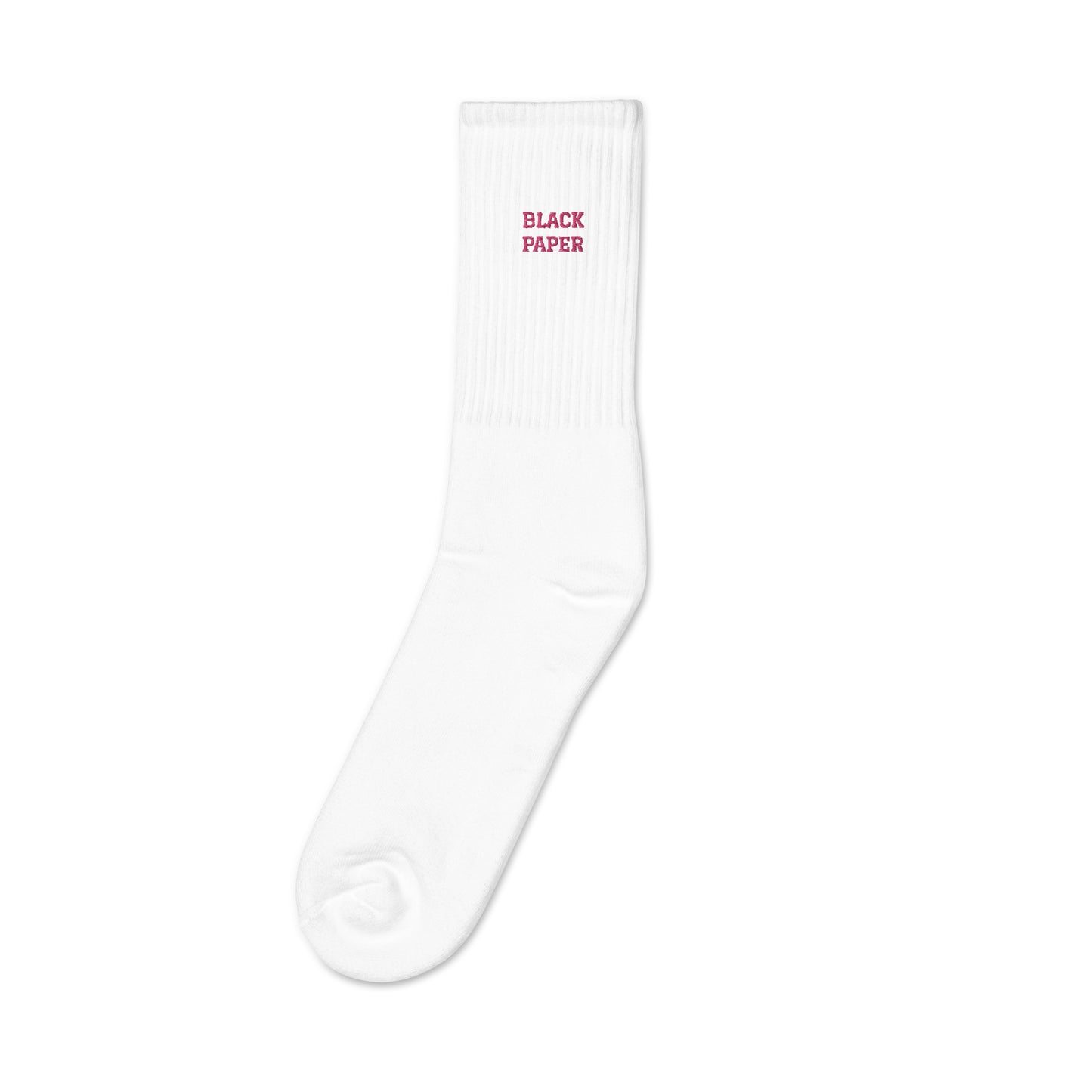 Black Paper - Embroidered Socks Colors