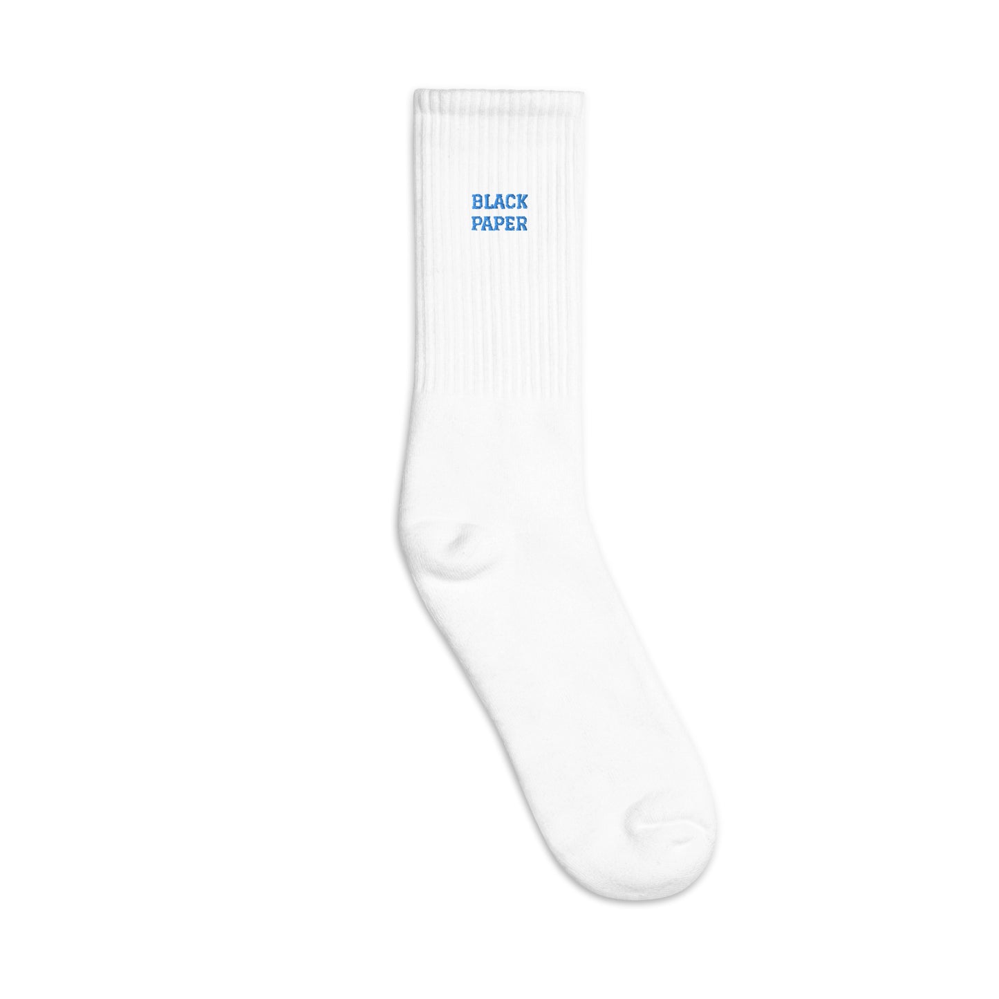 Black Paper - Embroidered Socks Colors