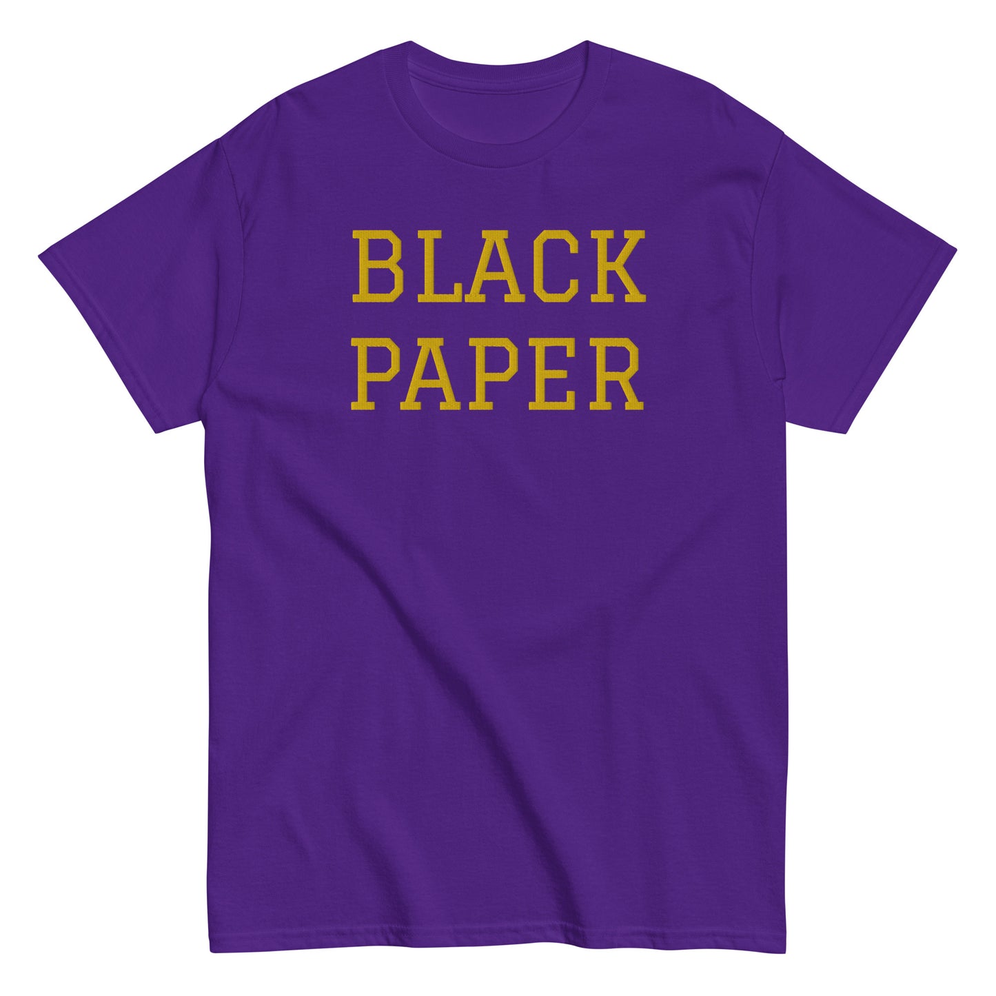 Purple & Gold COLLECTION - Classic Tee(Embroidered)