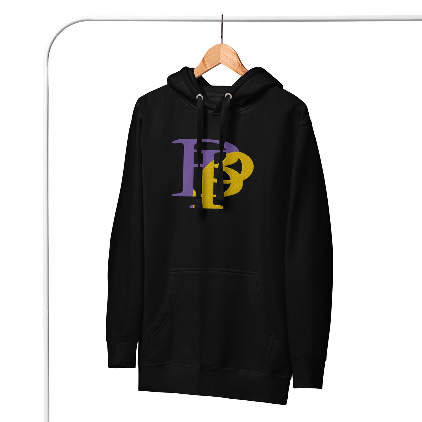 PURPLE & GOLD COLLECTION - BP LOGO HOODIE(Embroidered)