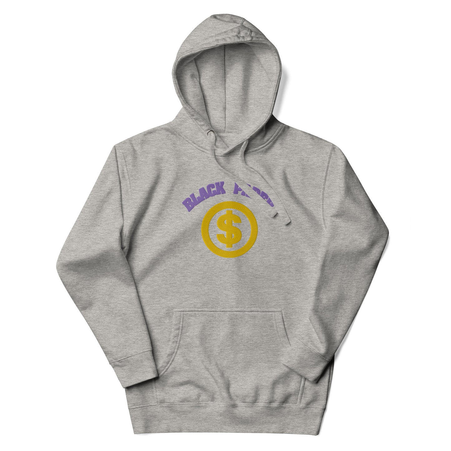 PURPLE &  GOLD COLLECTION - TRADEMARK HOODIE(Embroidered)