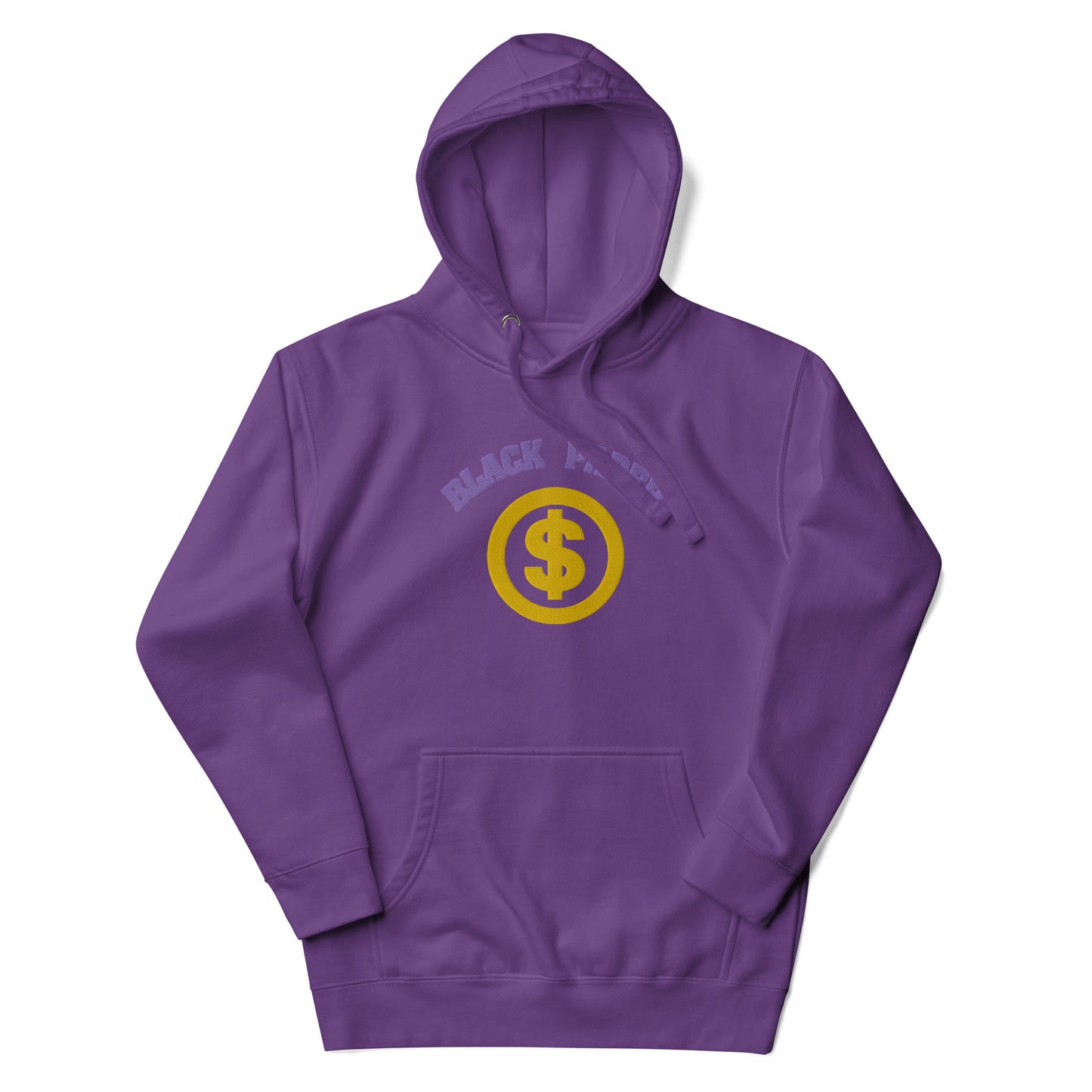 PURPLE &  GOLD COLLECTION - TRADEMARK HOODIE(Embroidered)