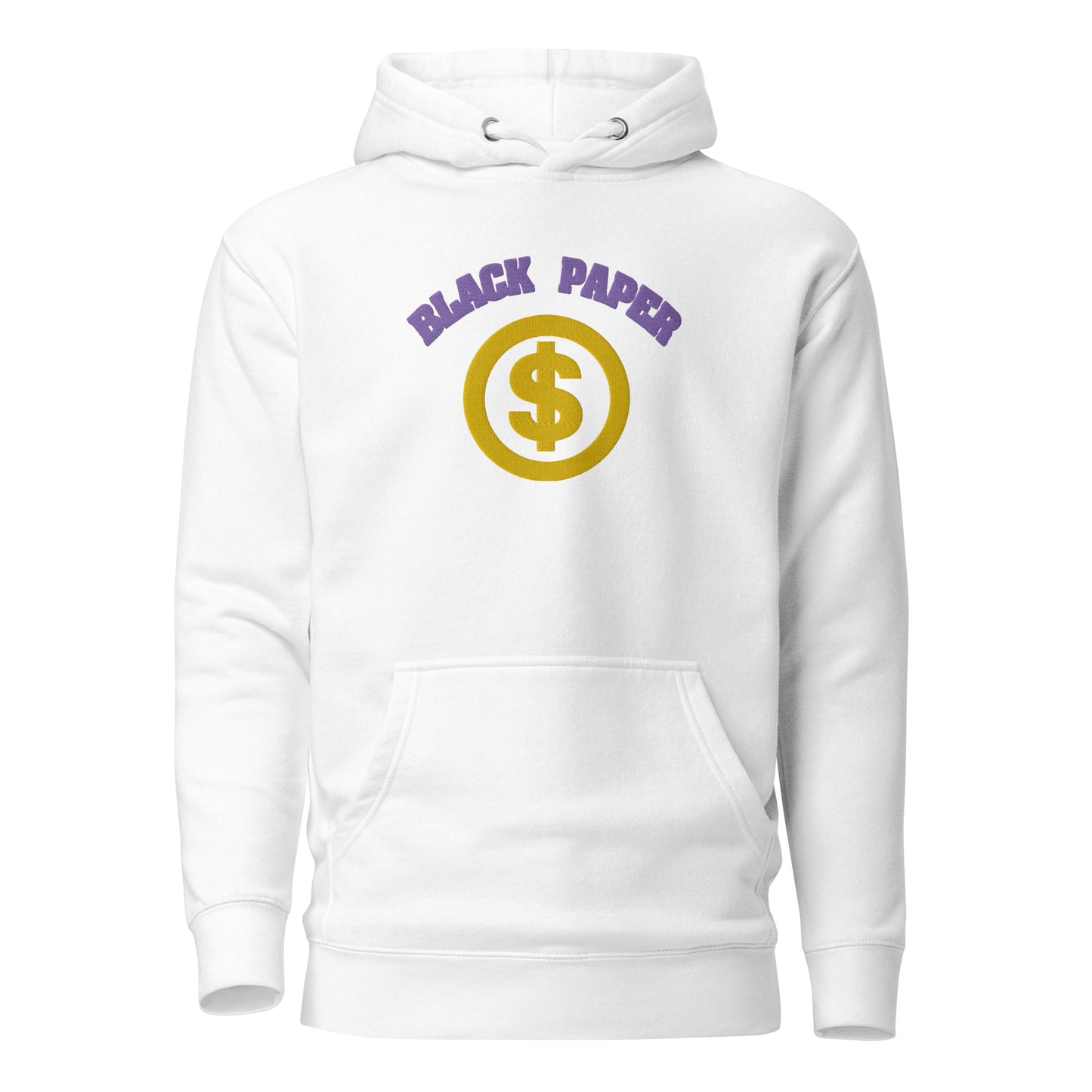 PURPLE &  GOLD COLLECTION - TRADEMARK HOODIE(Embroidered)