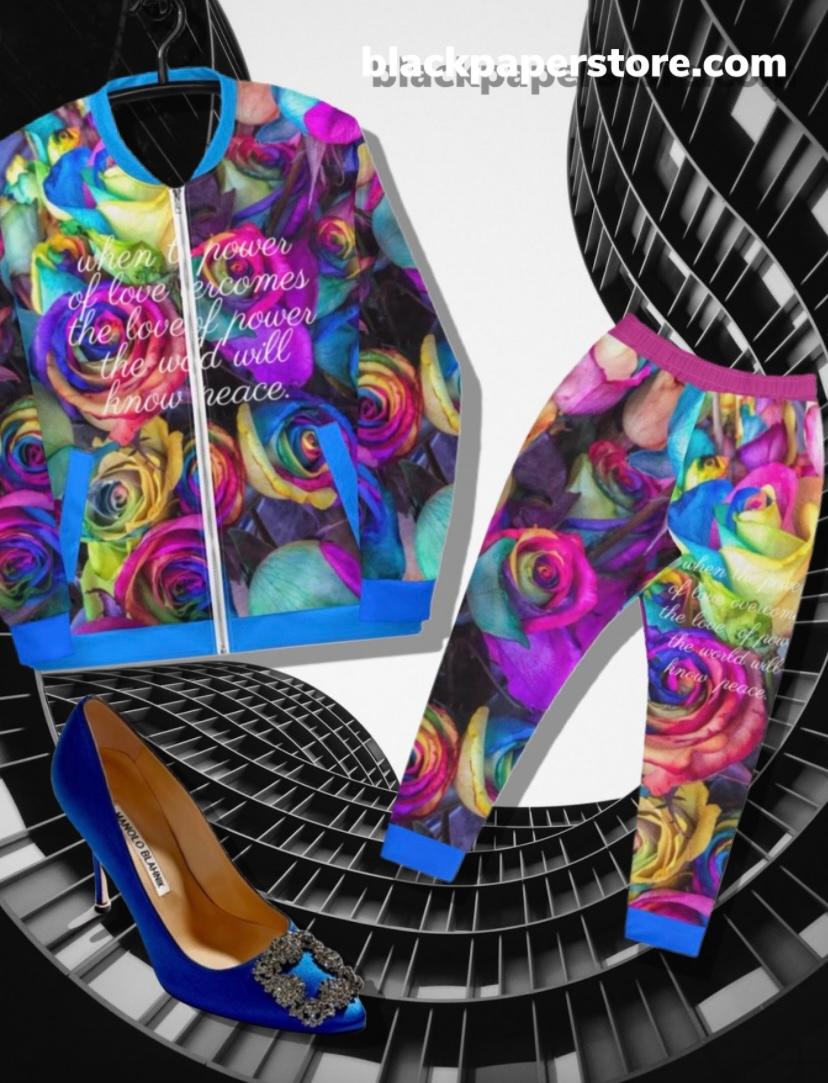 Joggers - LOVE "when the power of love overcomes the love of power the world will know peace"- JIMI HENDRIX