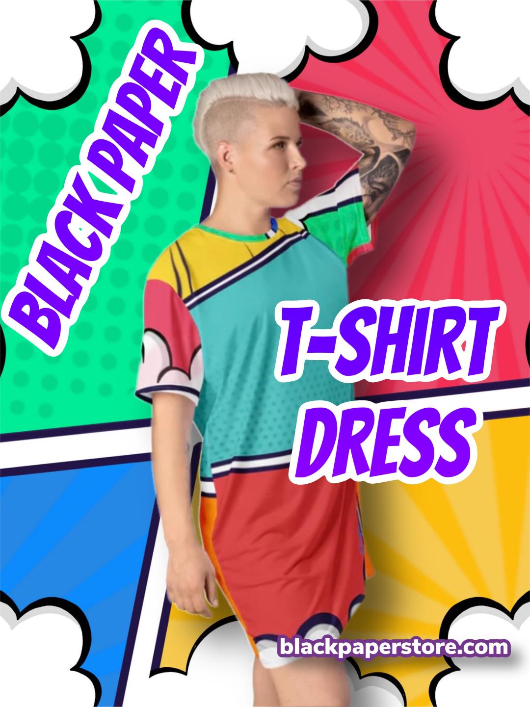 Black Paper - T-Shirt Dress Animated