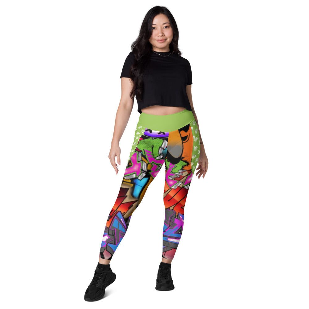 Black Paper - Leggings STREET ART