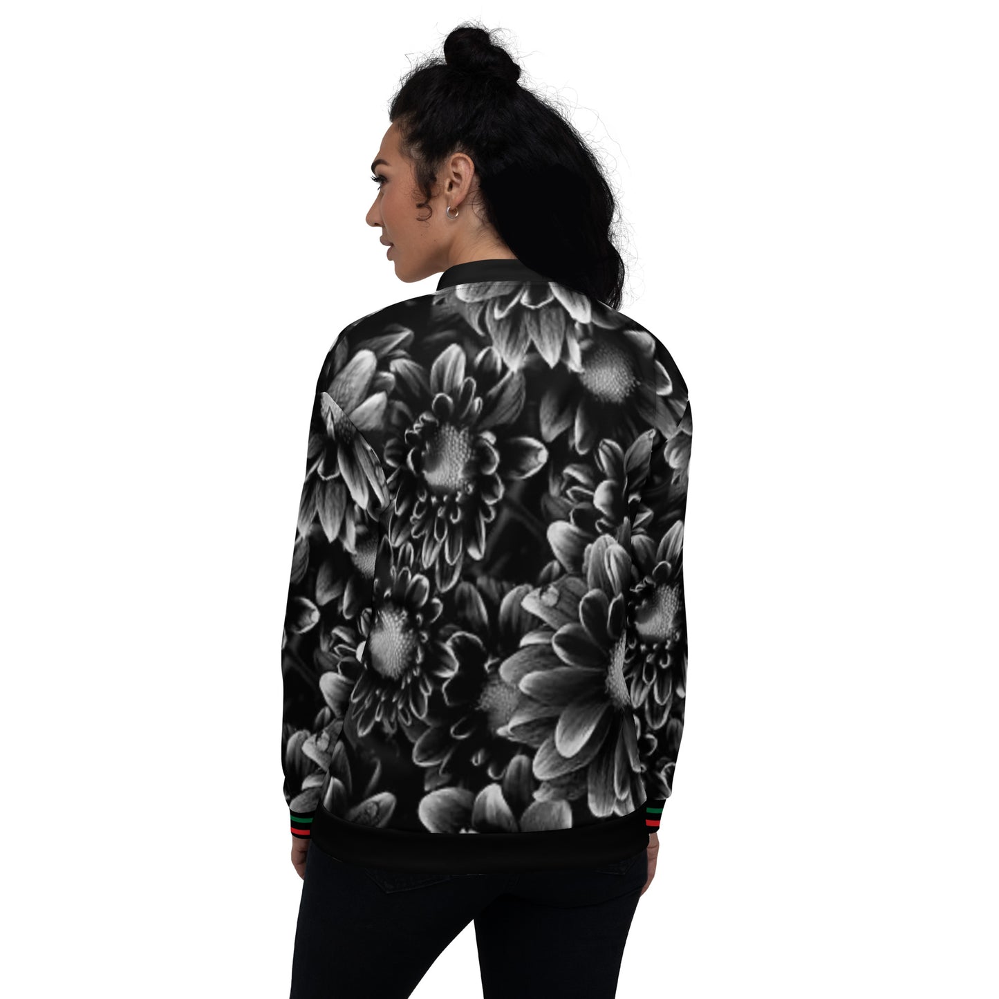 Tracksuit - Black Flower Jacket