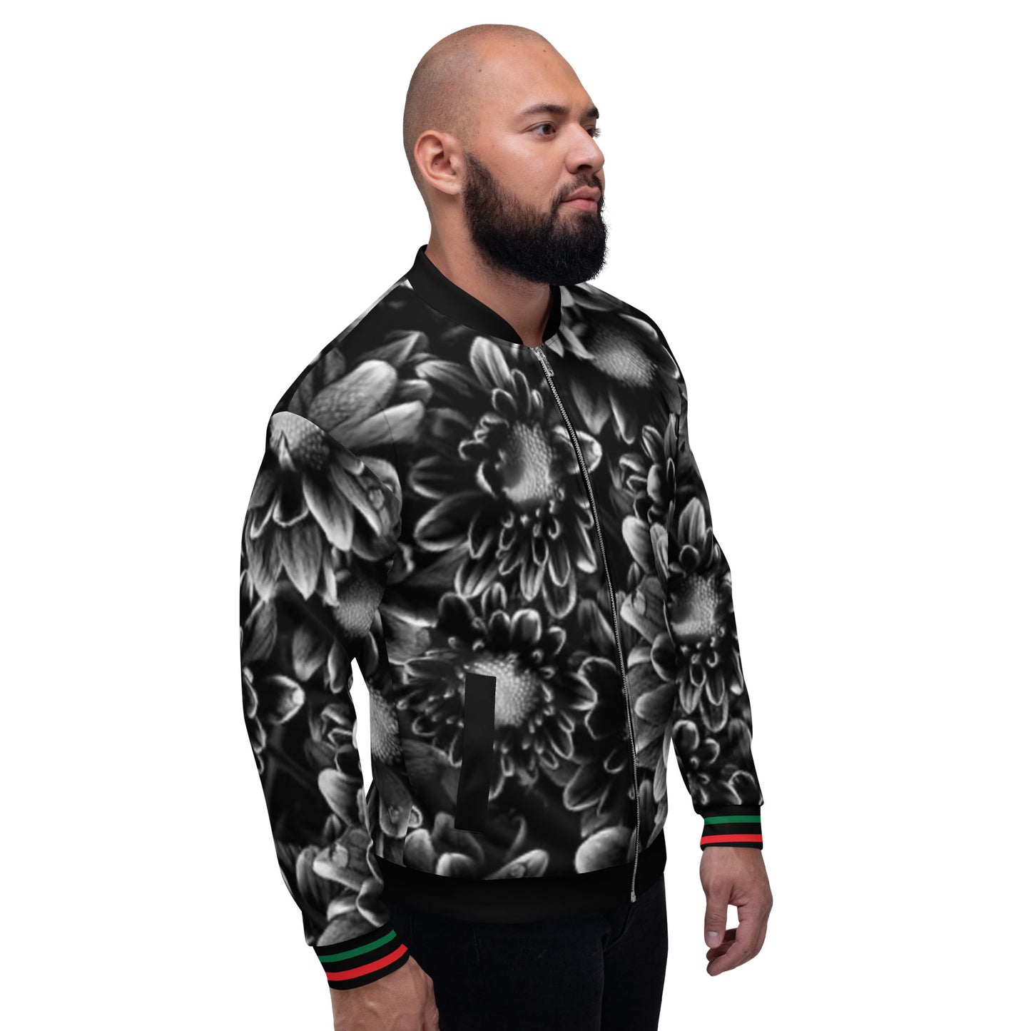 Tracksuit - Black Flower Jacket