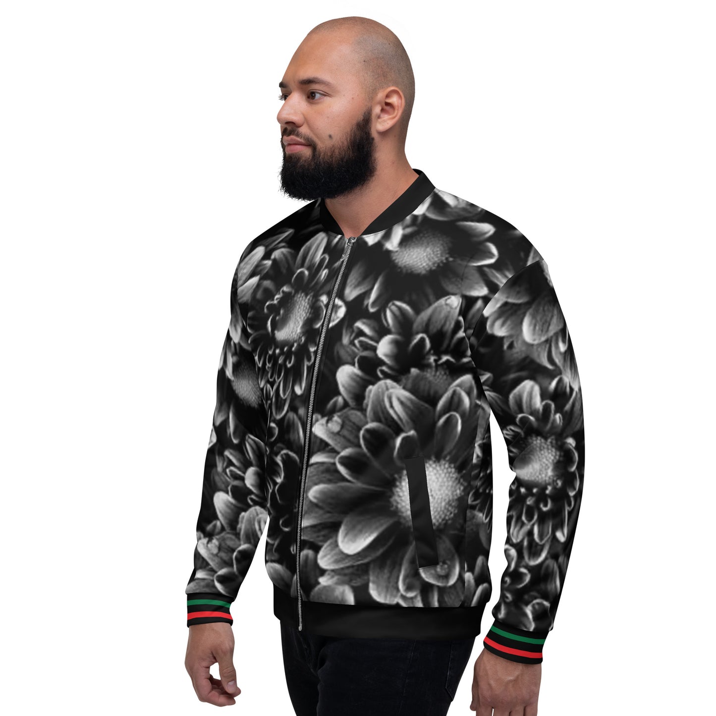 Tracksuit - Black Flower Jacket