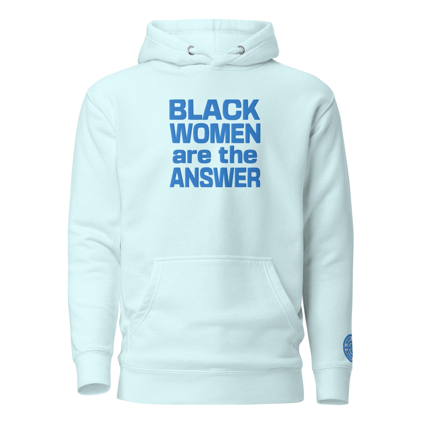 Hoodie - Black Women are the Answer (embroidered)