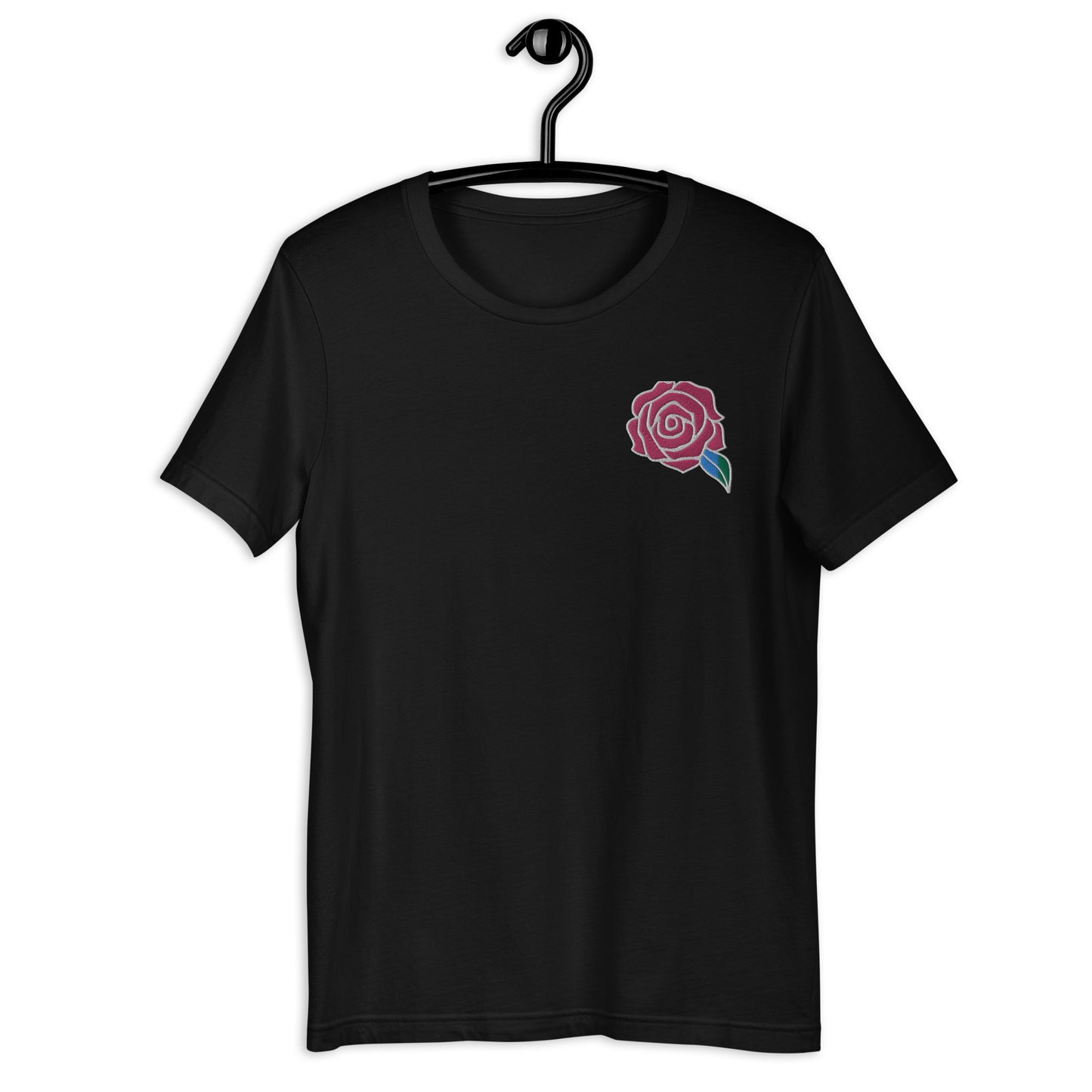 Black Paper - Pink Rose(EMBROIDERED FRONT LOGO)
