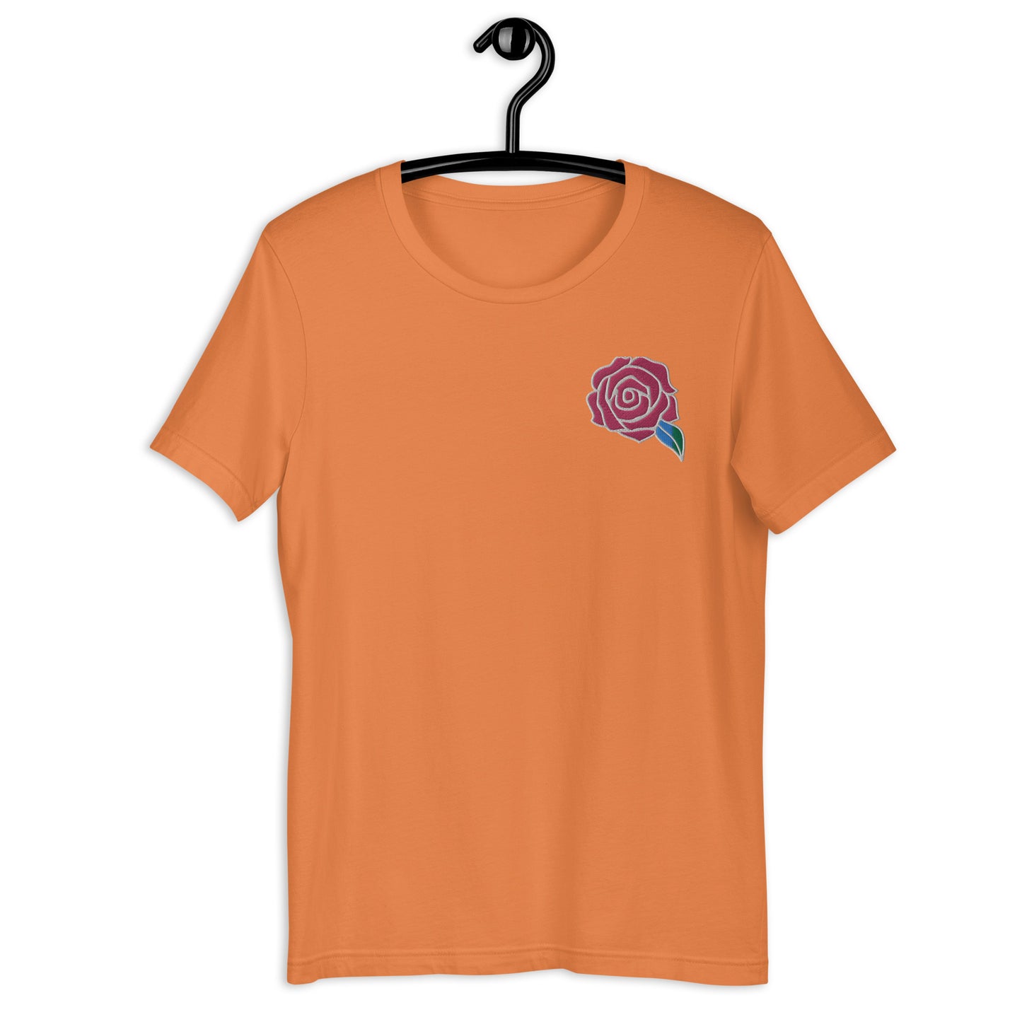 Black Paper - Pink Rose(EMBROIDERED FRONT LOGO)