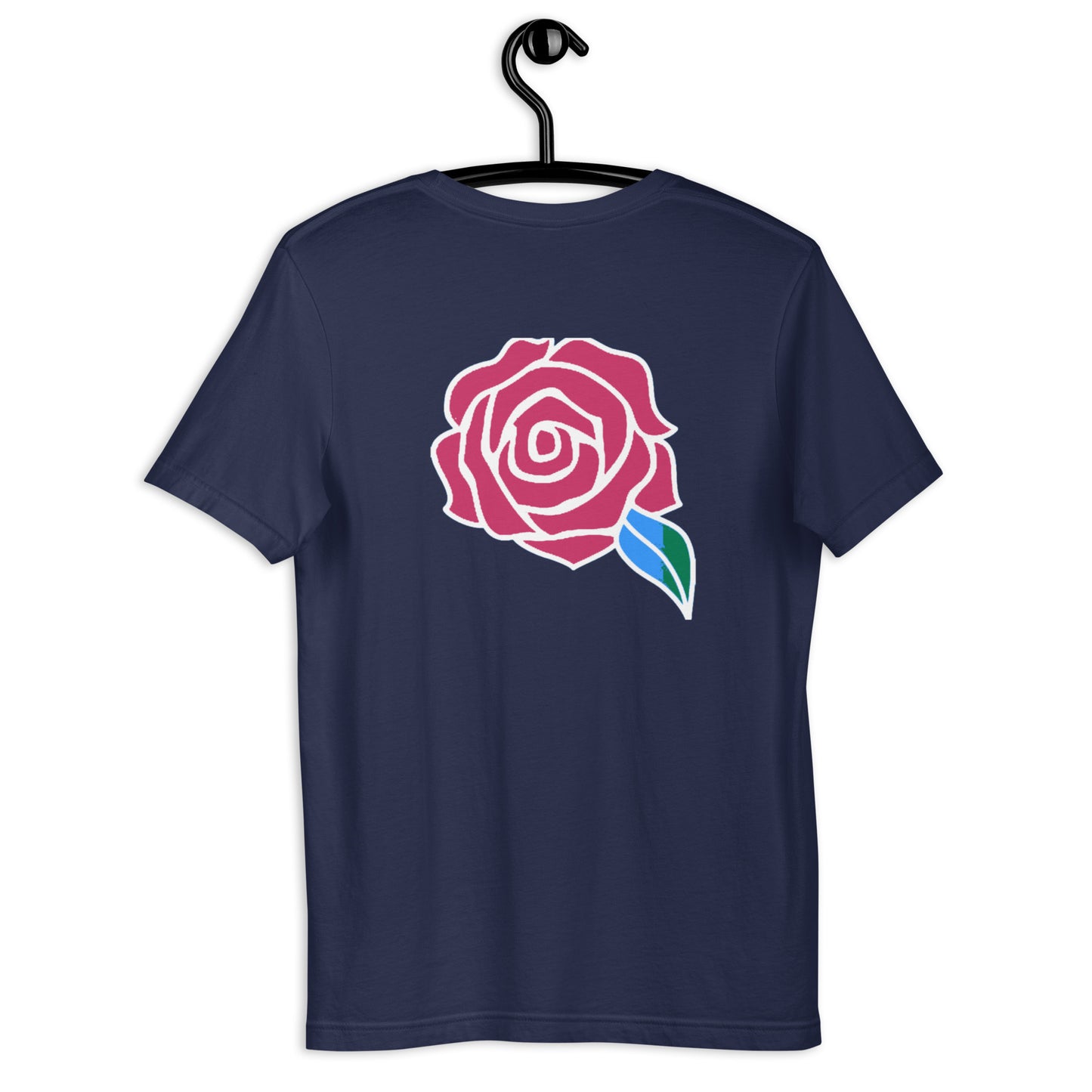 Black Paper - Pink Rose(EMBROIDERED FRONT LOGO)
