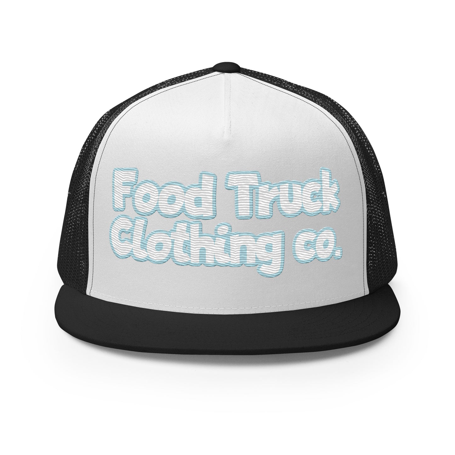 Food Trucker -Trucker Cap Script(embroidered front logo)