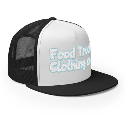 Food Trucker -Trucker Cap Script(embroidered front logo)