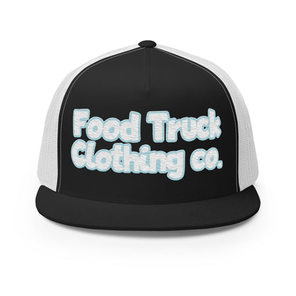 Food Trucker -Trucker Cap Script(embroidered front logo)