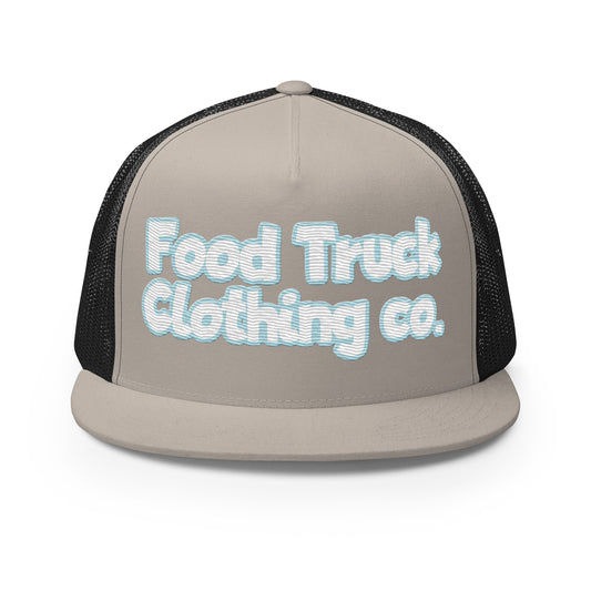 Food Trucker -Trucker Cap Script(embroidered front logo)