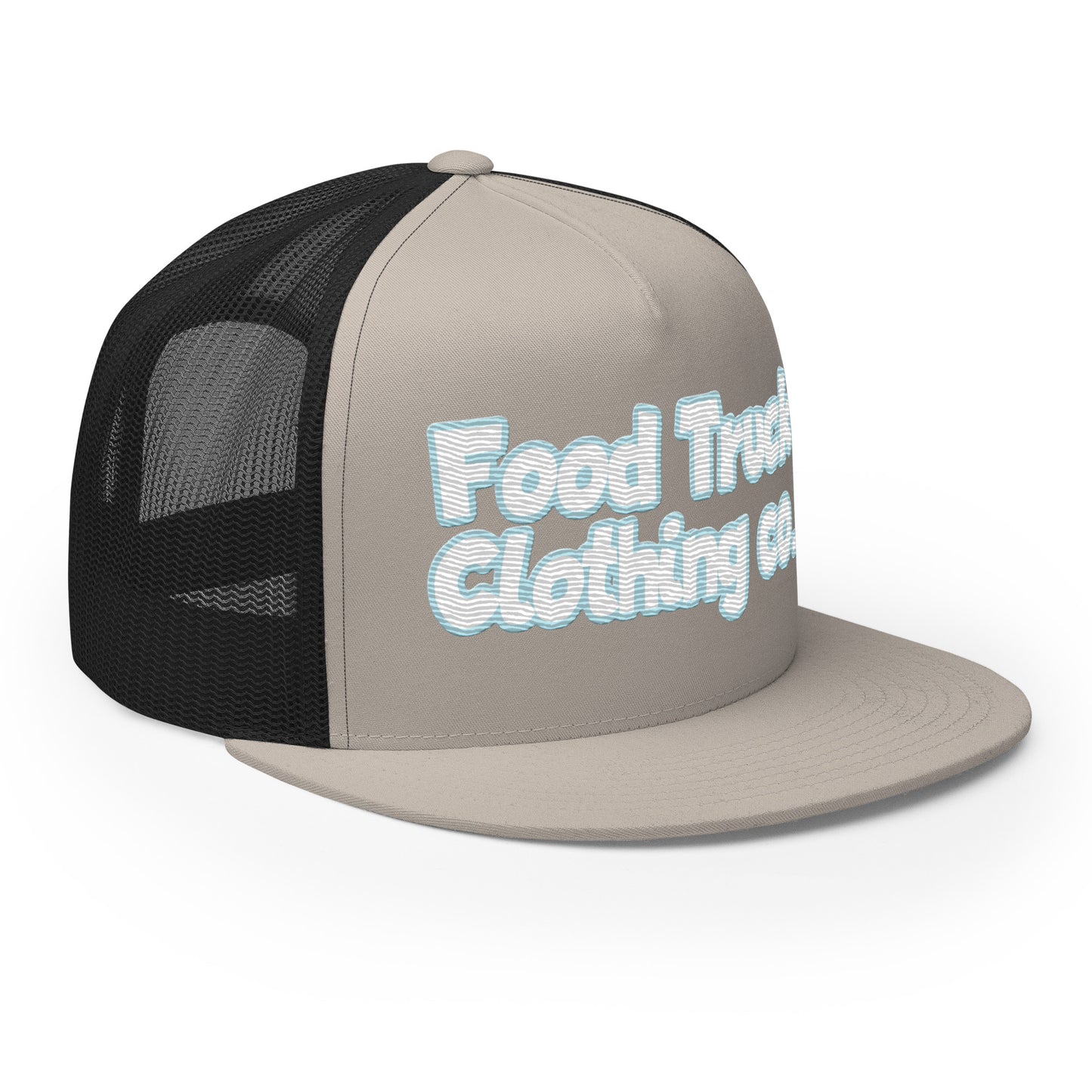 Food Trucker -Trucker Cap Script(embroidered front logo)