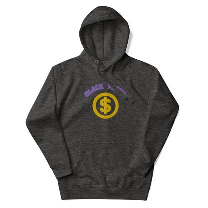 PURPLE &  GOLD COLLECTION - TRADEMARK HOODIE(Embroidered)