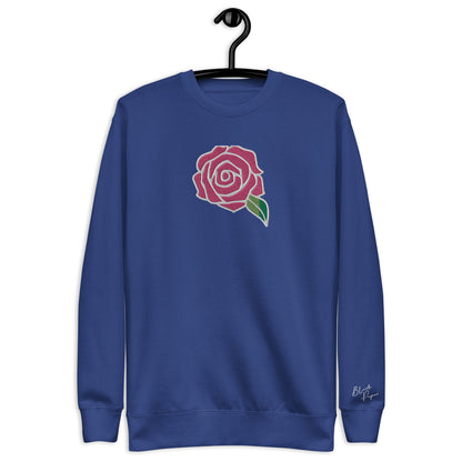 Sweatsuit Sweatshirt - Embroidered PINKROSE