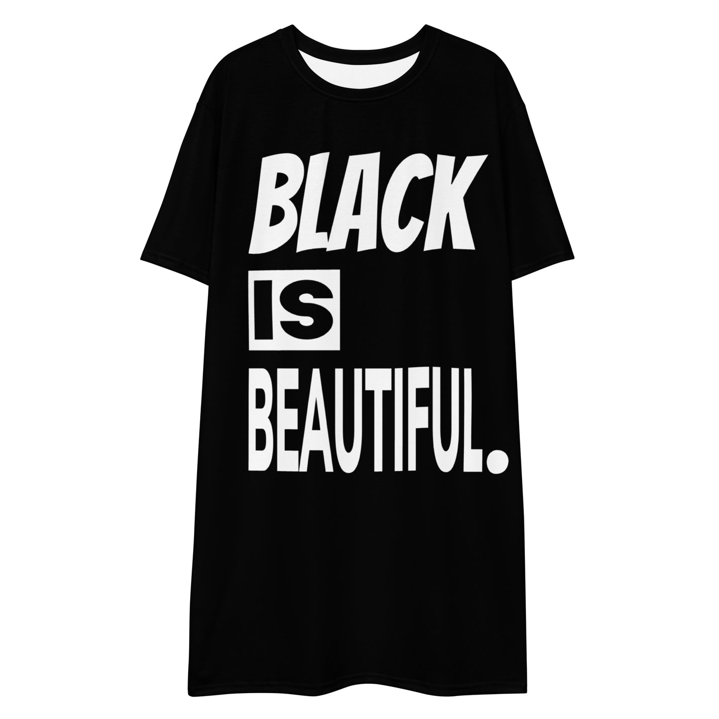Black Paper - T-Shirt Dress "Black Is Beautiful"