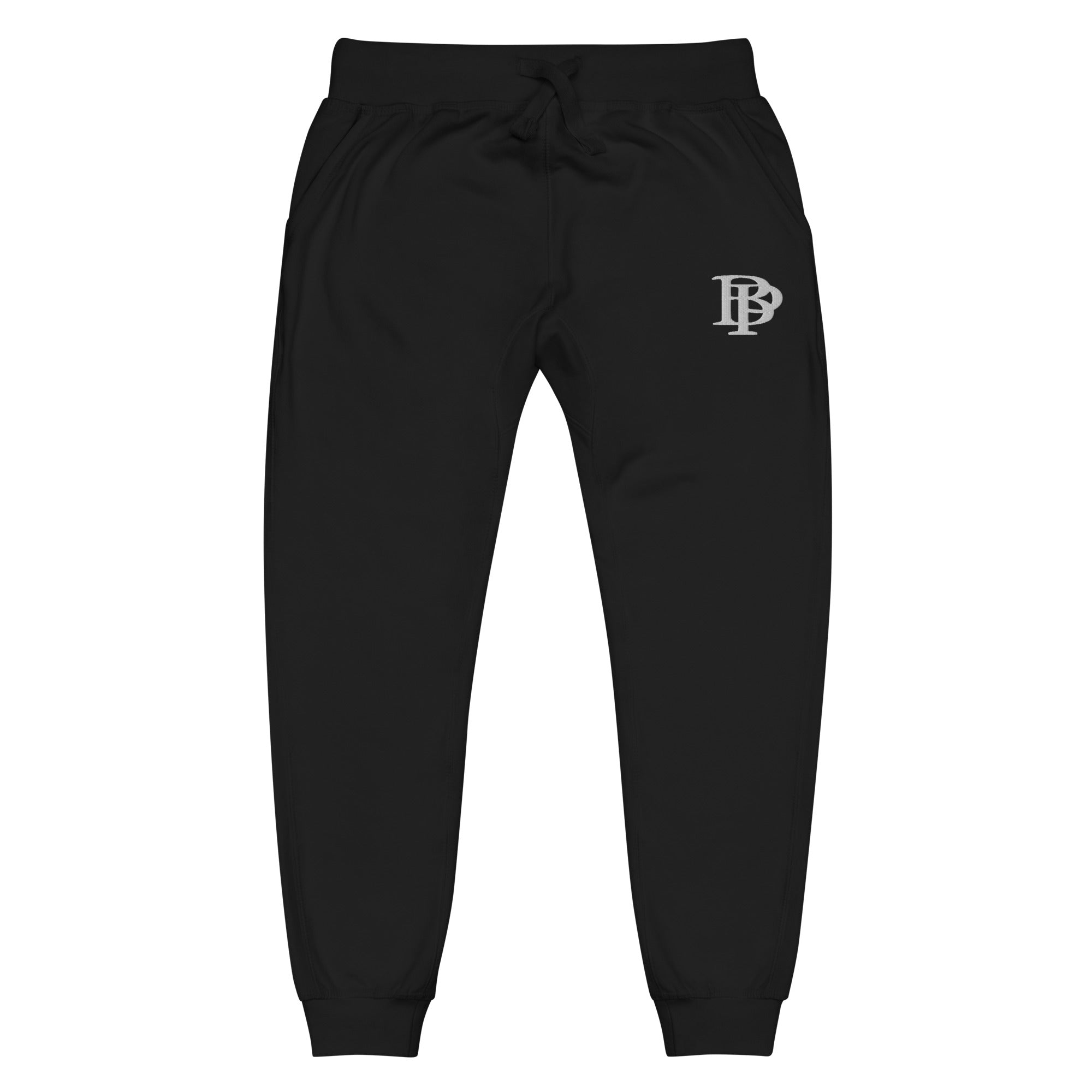 Sweatsuit Sweatpants Monogram Embroidered CUT SMALL BLACK