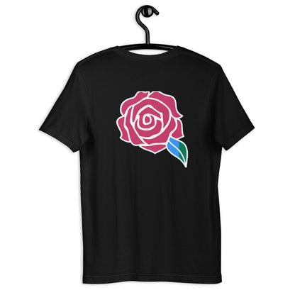 Black Paper - Pink Rose(EMBROIDERED FRONT LOGO)